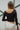 Davina Brown Floral Pointelle Top - back view
