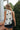 Marina White Polka Dot Satin Top - back view