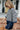 Astrid Navy & Ivory Striped Cardigan -side view