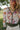 Chrissa Floral & Olive Trim Cardigan- close front view