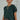 Amelie Green Shoulder Detail Top - frontal side view