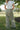 Kerrington Olive Striped Wrap Pants - back