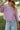 Penelope Light Purple Cardigan -close up