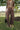 Nessa Brown Studded Barrel Leg Jeans - lower body front 