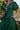 Caitlyn Green Puff Sleeve Midi Dress - close up view