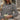 Gabriela Wine Striped Henley Sweater- close front view