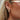 Gabriela Ribbed Scoop Earrings - close up