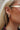 Gabriela Ribbed Scoop Earrings - close up