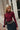 Rae Burgundy Mock Neck Top - frontal view