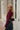Rae Burgundy Mock Neck Top - side 