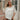 Coraline Cream Asymmetric Top - front view