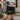 Janel Black Faux-Leather Skort - lower body view