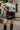 Janel Black Faux-Leather Skort - lower body view