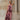 Evangeline Floral Satin Halter Maxi Dress - full body front view