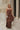 Rosa Brown Satin Tiered Maxi Dress - full body 