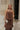 Rosa Brown Satin Tiered Maxi Dress - upper front view