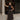 Alessa Brown & Black Midi Dress - full body front view