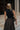 Alessa Brown & Black Midi Dress - upper body back view