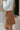Emelia Camel Studded Denim Mini Skirt - side view