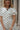 Leanna Cream Polka Dot Denim Dress - close up front view