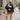 Rosanna Navy Swan Sweater - full body front view