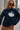 Rosanna Navy Swan Sweater - front view