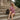 Carissa Burgundy & Pink Striped Top - front sitting view