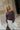 Delphine Purple Off-The-Shoulder Pullover - front view