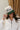 Sorry I'm A Hugger Green Trucker Hat - close front view of hat on model