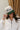 Sorry I'm A Hugger Green Trucker Hat - close front view of hat on model
