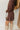 Amalie Brown Flare Knit Skirt- side view