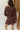 Amalie Brown Flare Knit Skirt- close up back view