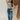 Layla Ribbed Cropped Brami Tank-washed matcha-full body view