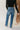 Bianca Medium Wash Straight Leg Jeans- close up back view