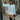 Julissa Blue Cable Knit Sweater - full body front view