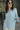 Julissa Blue Cable Knit Sweater - close front view