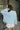 Julissa Blue Cable Knit Sweater - back view