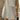 Misty Beige Ribbed Mini Skirt - close up front view