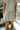 Misty Beige Ribbed Mini Skirt - back