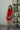 Eleanor Red Bow Strap Mini Dress - full body  front view