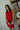 Eleanor Red Bow Strap Mini Dress - view of front