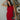 Eleanor Red Bow Strap Mini Dress - front view