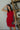 Eleanor Red Bow Strap Mini Dress - front view