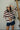 Carlin Crimson Striped Pullover - front view