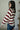 Carlin Crimson Striped Pullover - side