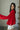 Palmer Red Cable Knit Sweater - Moving Side View