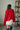 Palmer Red Cable Knit Sweater - Moving View of back