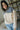 Eliza Cream Sherpa & Navy Plaid Jacket - View of Front Close