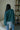 Cove Teal Knit Quarter Zip - Back View