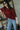 Reese Burgundy & Striped Long Sleeve - Posed Full body front